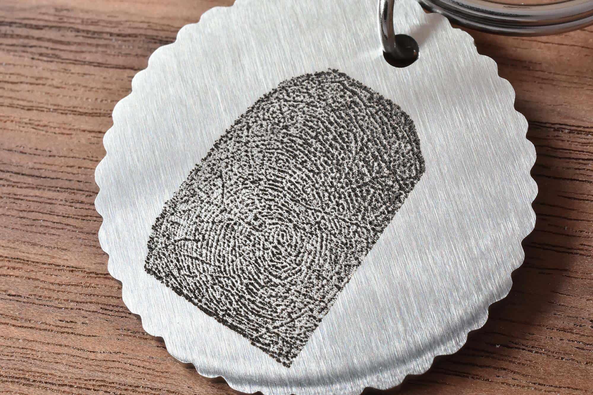 Fingerprint keychain FM 240 Funnymetals Crafts