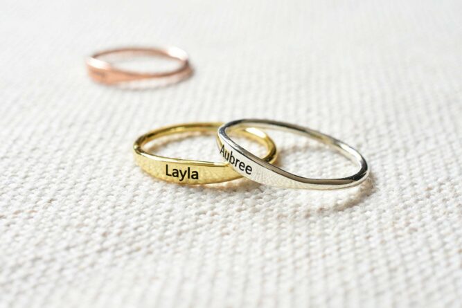 Personalized Stacking Ring FM 233-6