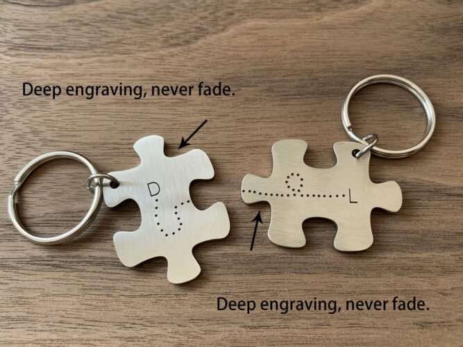 Puzzle piece keychain FM 221-4