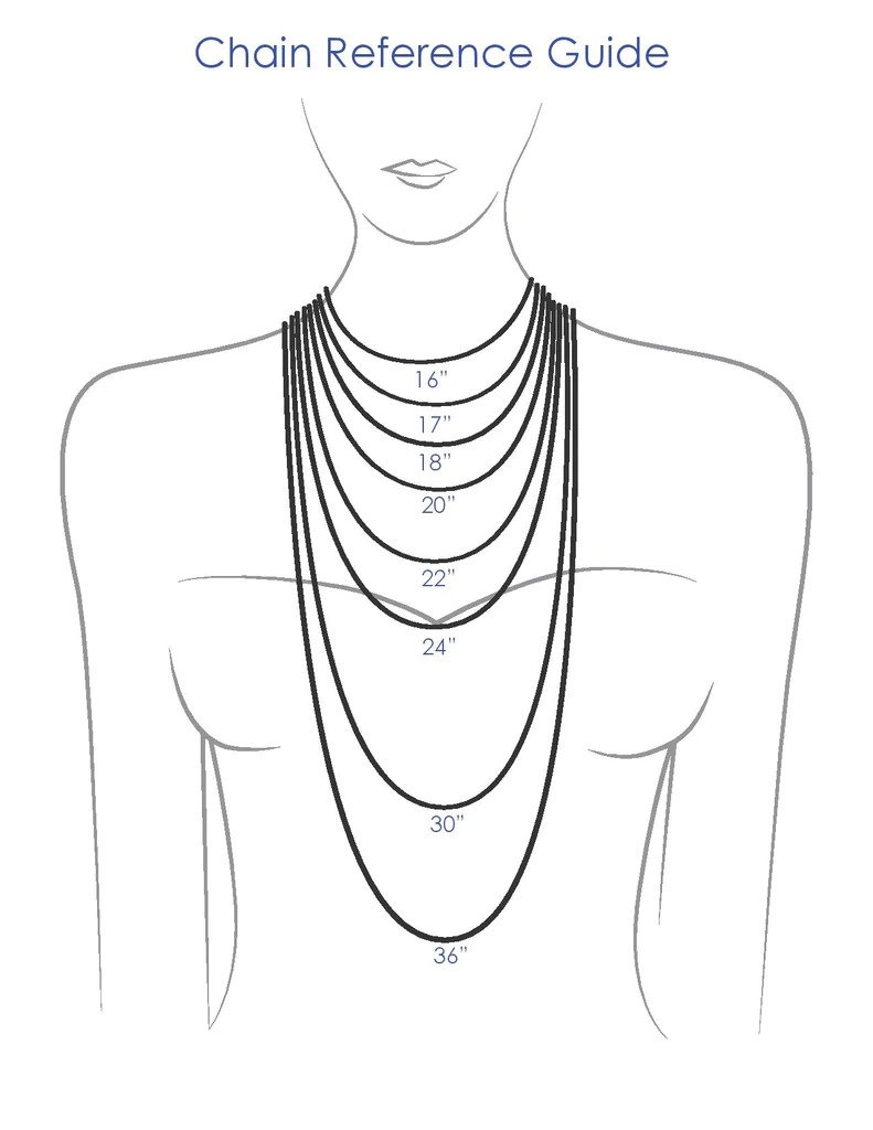 Women’s Necklace Length Chart